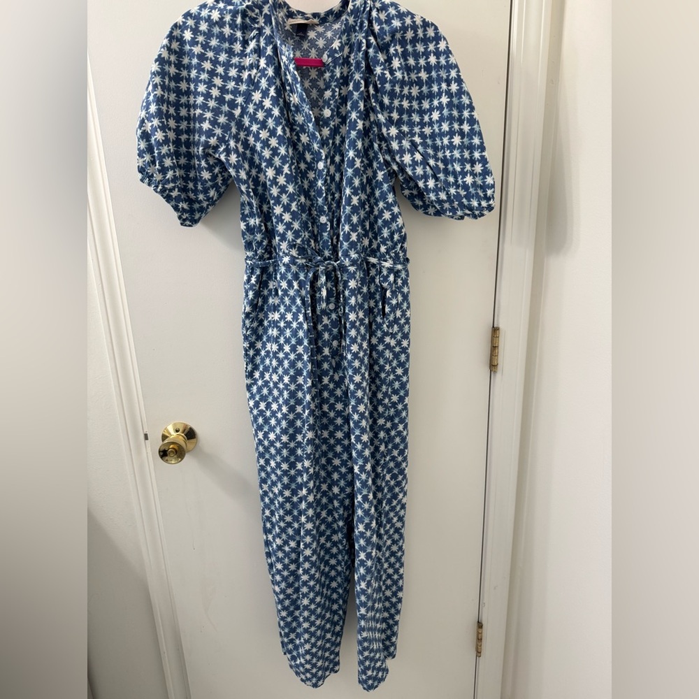 Universal Blue and White Stat jumpsuit